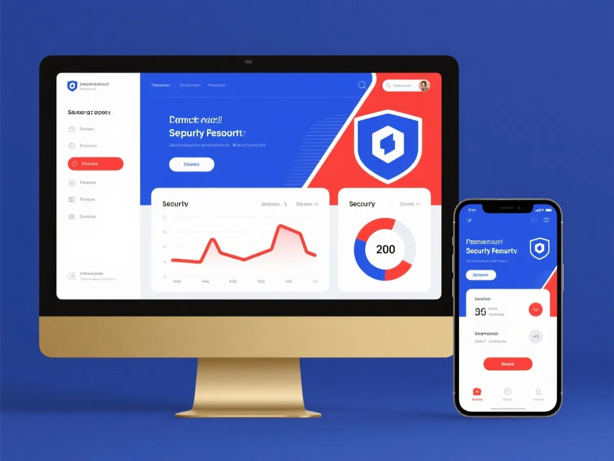 安全登录与移动端访问示意图