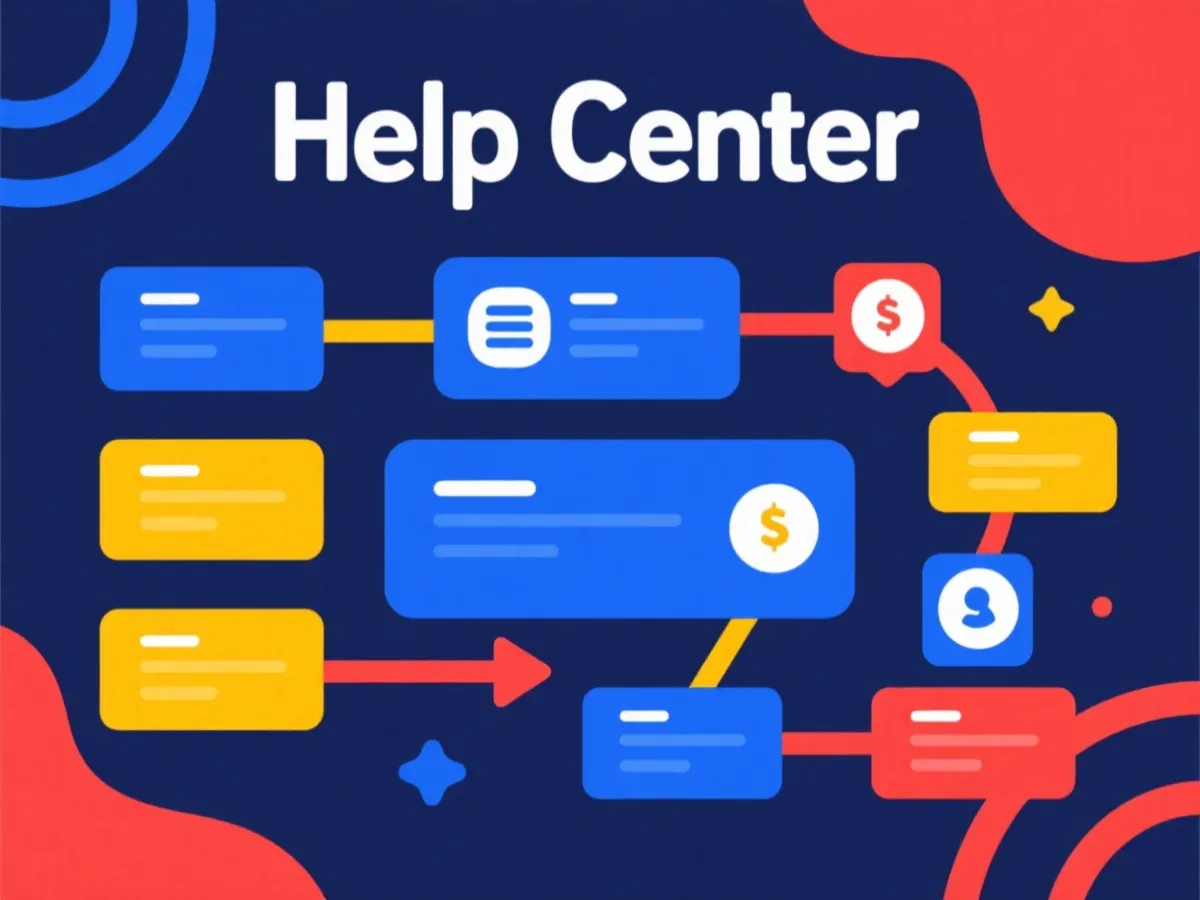 帮助中心流程示意图