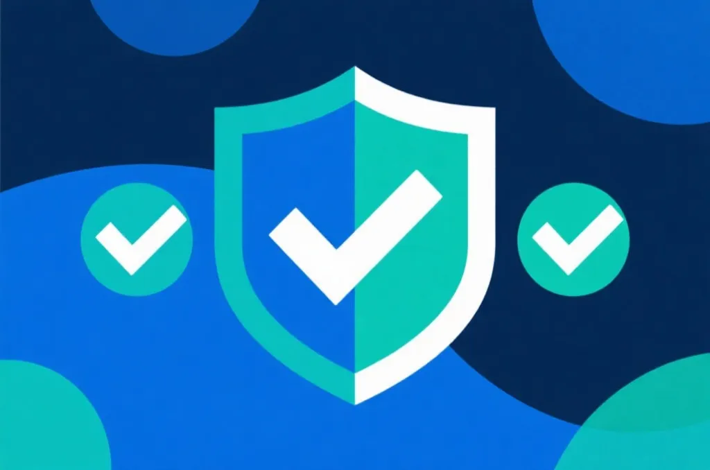 安全的网络连接示意图,展示防钓鱼与双重验证概念